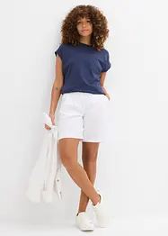 Longshirt van biologisch katoen (set van 2), bonprix