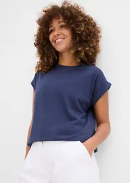 Longshirt van biologisch katoen (set van 2), bonprix