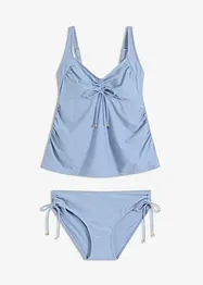 Zwangerschapstankini met strikkoord (2-dlg. set), bonprix