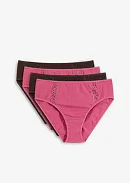 Maxislip (set van 4) met biologisch katoen, bonprix