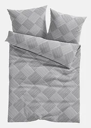 Dekbedovertrek met gestructureerde print, bonprix
