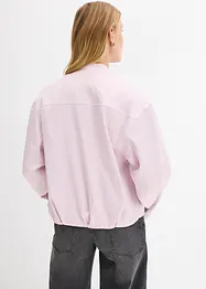 Bomber van glanzende viscosemix, bonprix