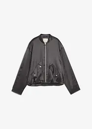 Bomber van glanzende viscosemix, bonprix