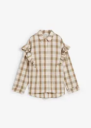 Overhemdblouse met volants, bonprix