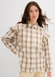 Overhemdblouse met volants, bonprix