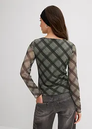 Longsleeve van fijne mesh, bonprix
