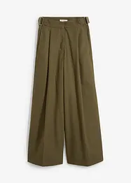 Broek in een viscosemix met gespen aan de zijkanten, bonprix