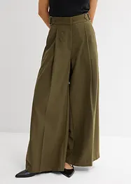 Broek in een viscosemix met gespen aan de zijkanten, bonprix