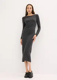 Midi-jurk met kasjmier, bonprix