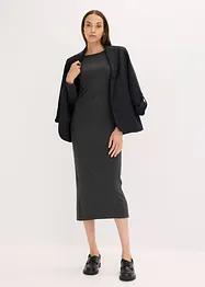 Midi-jurk met kasjmier, bonprix