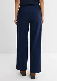 Wijde 7/8 broek van elastisch biologisch katoenmix, bonprix