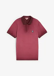 Piqué poloshirt in washed out used look, bonprix