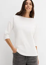 Shirt met carmen-hals van katoen, bonprix