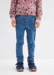 Jegging mid waist met tailleband, bonprix