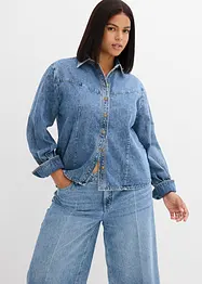 Spijkerblouse van puur katoen, bonprix