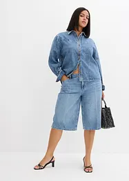 Spijkerblouse van puur katoen, bonprix