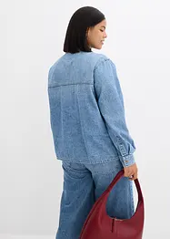 Spijkerblouse van puur katoen, bonprix