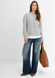 Straight jeans, high waist, low stretch, bonprix