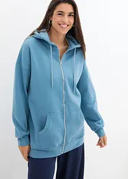 Oversized sweatvest met capuchon, bonprix