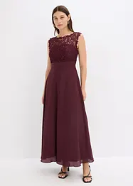 Maxi galajurk met kant, bonprix