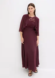 Maxi galajurk met kant, bonprix