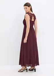 Maxi galajurk met kant, bonprix