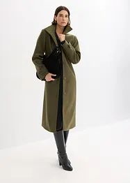 Lange jas in wollen look, bonprix
