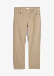 Regular fit twill broek van katoen, straight, bonprix