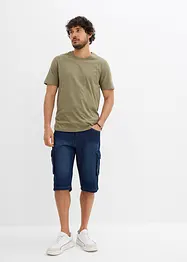 T-shirt (set van 2) van biologisch katoen, bonprix