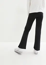 Meisjes broek met wijd uitlopende pijpen en splitten, bonprix
