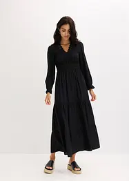 Maxi jurk met kant, bonprix