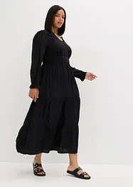 Maxi jurk met kant, bonprix