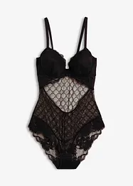 Body met decoratieve mesh, bonprix