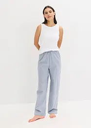 Geribde pyjama met culotte, bonprix