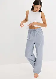 Geribde pyjama met culotte, bonprix