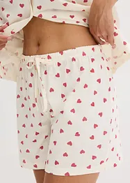 Oversized shortama van vlamgaren, bonprix