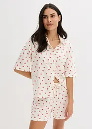 Oversized shortama van vlamgaren, bonprix