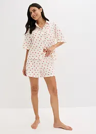 Oversized shortama van vlamgaren, bonprix