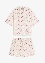 Oversized shortama van vlamgaren, bonprix