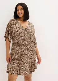 Jersey jurk in wikkellook, bonprix