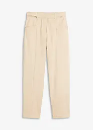 Satijnen broek met tapered fit, bonprix
