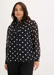 Blouse met strik, bonprix