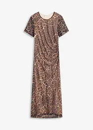 Midi jurk van zachte mesh, bonprix