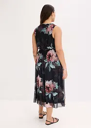Midi jurk van zacht mesh, bonprix