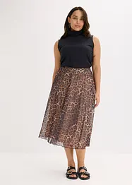 Midirok van zachte mesh, bonprix
