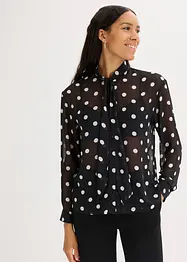 Blouse met strik, bonprix