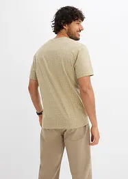 Gedessineerd T-shirt van biologisch katoen, bonprix