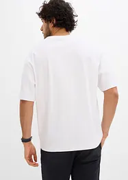 T-shirt met 3D print van puur biologisch katoen, loose fit, bonprix