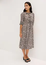 Jersey jurk met strik, bonprix