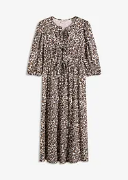 Jersey jurk met strik, bonprix